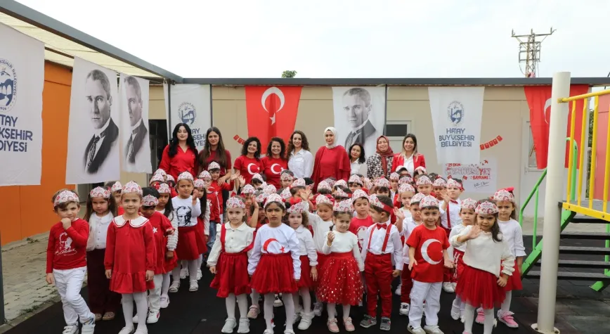 Hatay’da Kreşlerde Cumhuriyet Bayramı Coşkusu