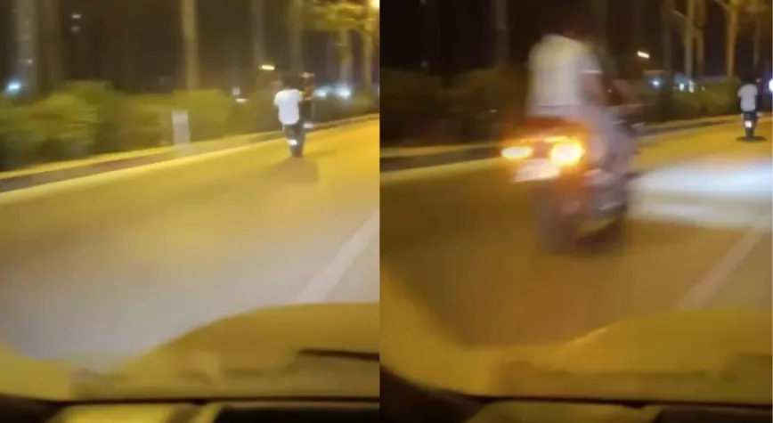 Hatay’da Motosikletliler Trafiği Tehlikeye Attı