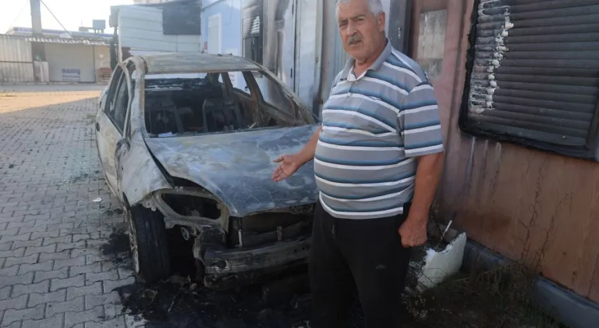 Hatay’da Otomobili Yanan Depremzede, Hırsızlık İddiasında Bulundu