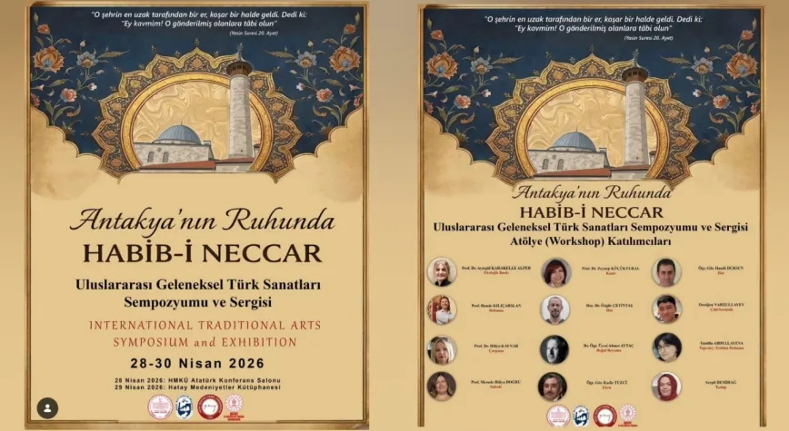 Hatay’da Uluslararası Türk Sanatları Sempozyumu Başlıyor