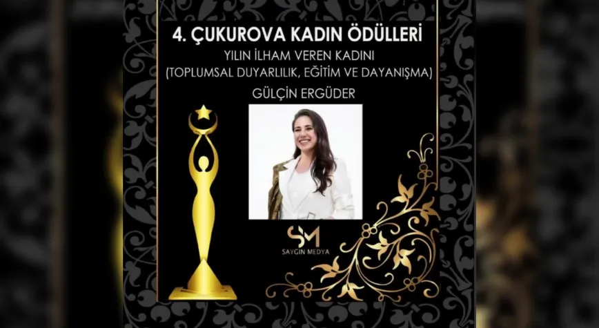 Hataylı Gülçin Ergüder’e Anlamlı Kadın Ödülü