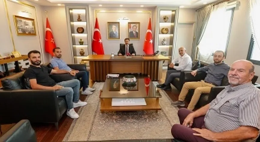 HATAYLI İŞ İNSANLARI VE STK'LARDAN VALİ MASATLI'YA ZİYARET