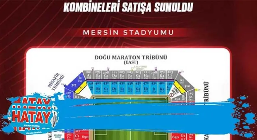 HATAYSPOR KOMBİNE BİLETLERİ SATIŞA SUNDU