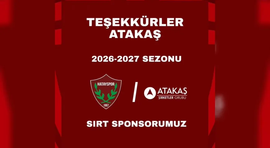 Hatayspor’a Atakaş’tan Yeni Sezon Sponsorluk Desteği