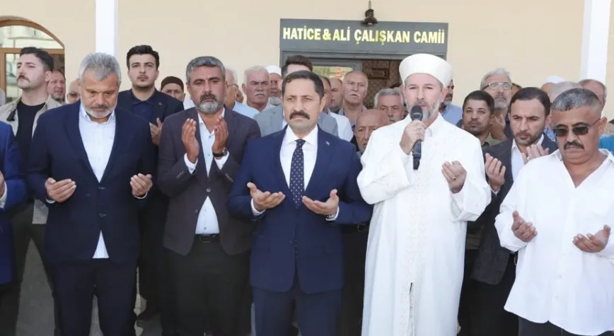 HATİCE VE ALİ ÇALIŞKAN CAMİ AÇILDI