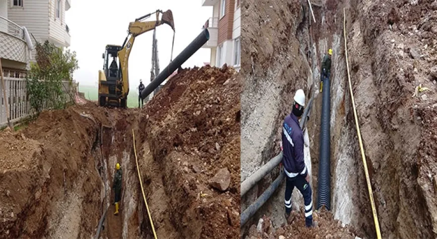 HATSU’DAN YENİŞEHİR MAHALLESİ’NDE ALTYAPI ÇALIŞMASI
