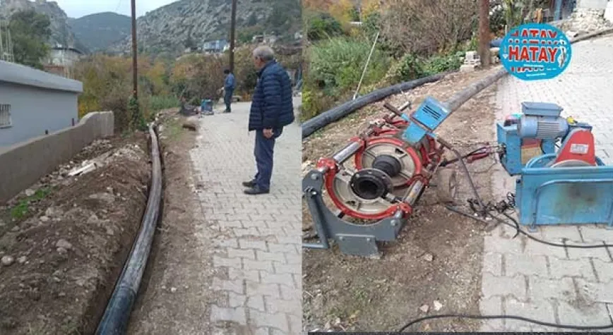 HBB DEPREMDE ZARAR GÖREN SULAMA HATLARINI YENİLEDİ