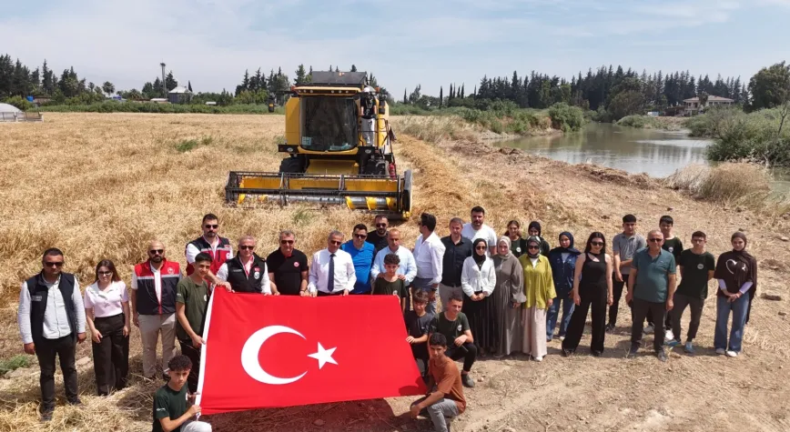 HBB Destekli Buğdaylar Hasat Edildi
