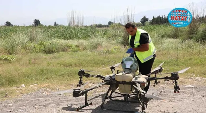 HBB DRONE İLAÇLAMALARINA BAŞLADI