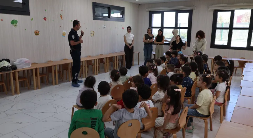 HBB İtfaiyesi çocuklara yangın güvenliğini anlattı
