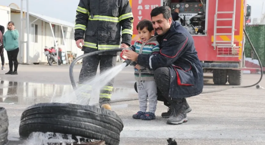 HBB İTFAİYESİ EĞİTİM VE TATBİKATLARA DEVAM EDİYOR