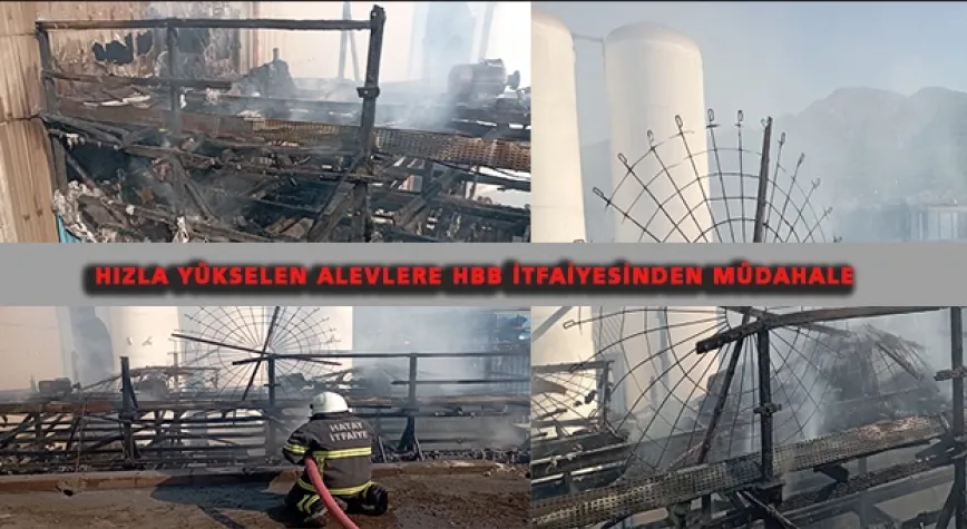 HBB İTFAİYESİNDEN HIZLI MÜDAHALE