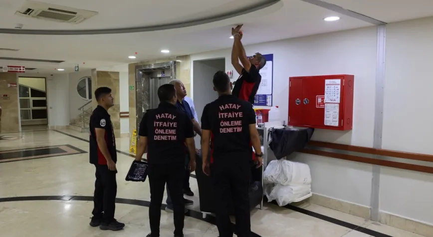 HBB İtfaiyesinden Otel ve Yurtlara Sıkı Denetim