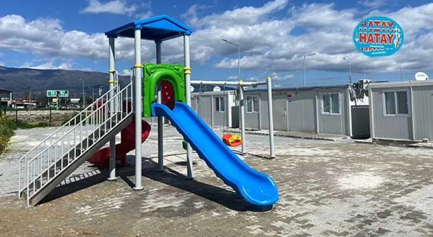HBB’DEN 20 FARKLI KONTEYNERKENTE ÇOCUK OYUN ALANLARI