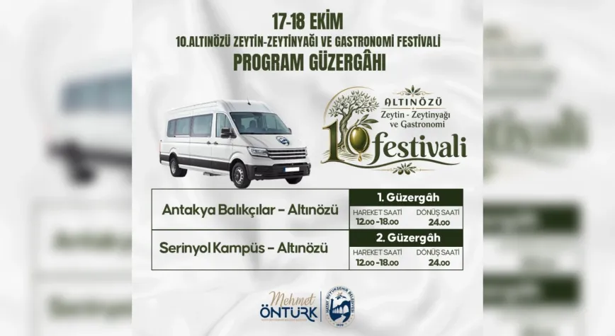 HBB’den Altınözü Zeytin Festivali’ne Ücretsiz Servis