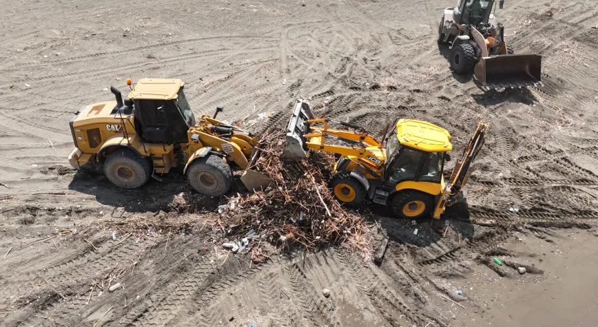 HBB’den Samandağ Sahili’nde Temizlik ve Yeşil Kaplumbağa Koruma Çalışmaları