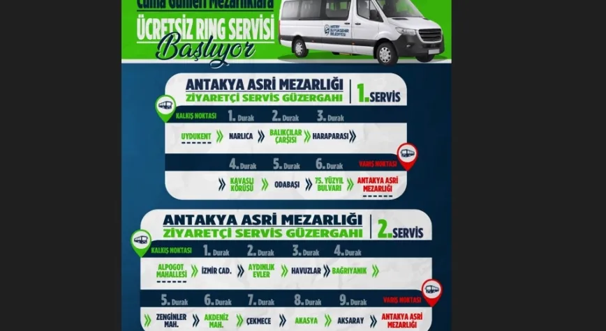 HBB’den Vatandaşlara Ücretsiz Mezarlık Ulaşım Hizmeti