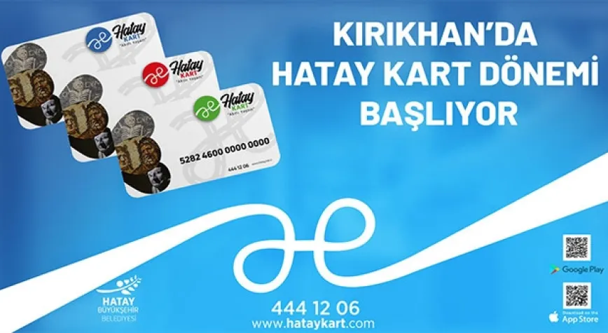HBB’NİN ULAŞIMDAKİ YENİLİĞİ ŞİMDE DE KIRIKHAN’DA