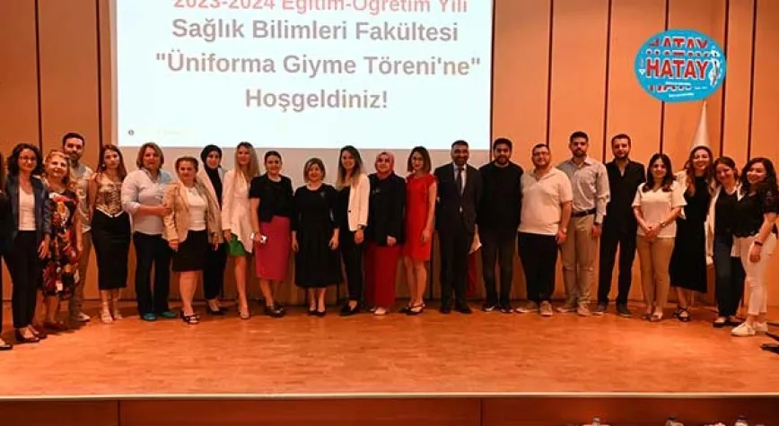 HEMŞİRE ADAYLARI ÖNLÜKLERİNİ GİYDİ