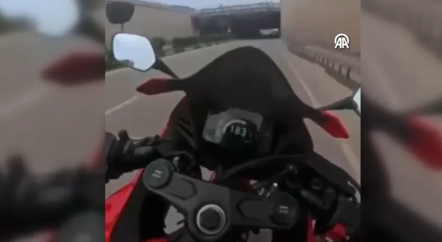 Hız Videosu Paylaşan Motosikletliye 55 Bin Lira Ceza