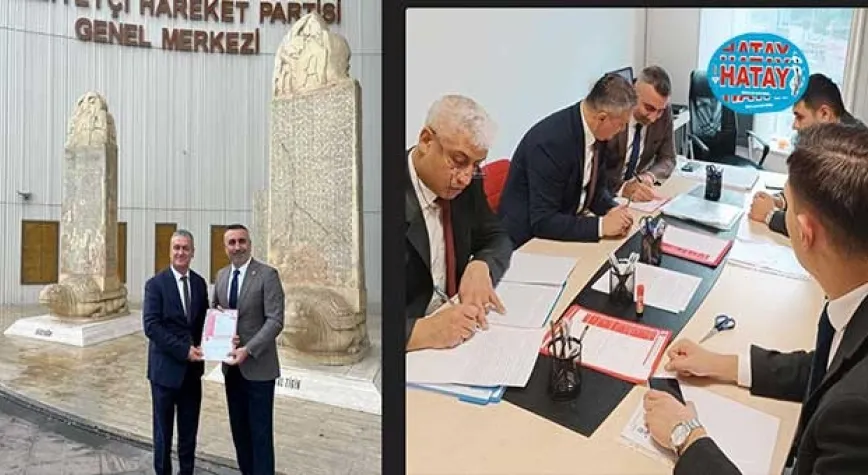 İBRAHİM GÜL, ADAYLIK BAŞVURUSUNU MİLLETVEKİLİ KAŞIKÇI İLE BİRLİKTE YAPTI