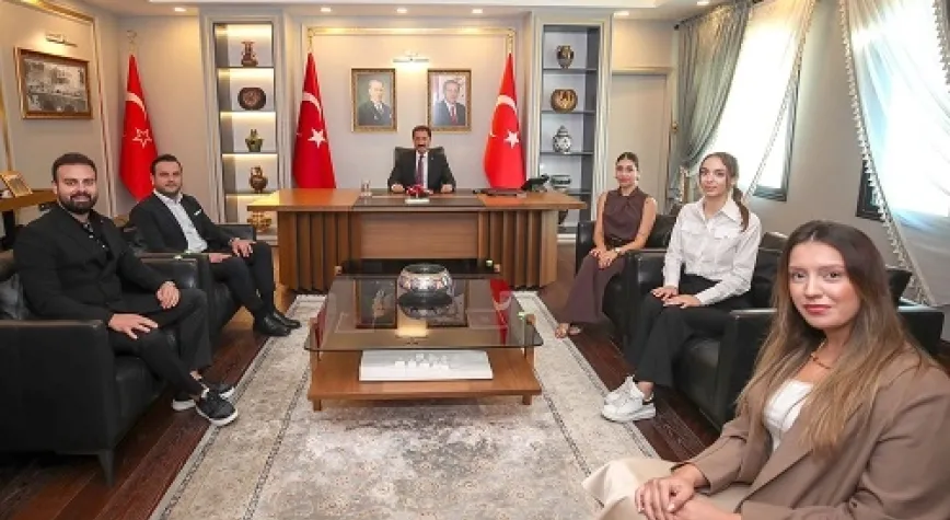 İçmimarlar Odası Hatay İl Temsilciliği'nden Vali Masatlı'ya Ziyaret