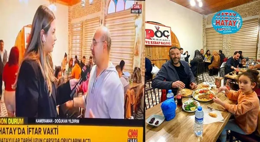 İftarda Pöç Kasabının Tepsi Kebabına Yoğun İlgi