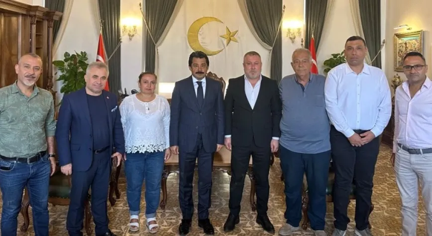 İGC'DEN KAYMAKAM DEMİRYÜREK'E TEŞEKKÜR PLAKETİ