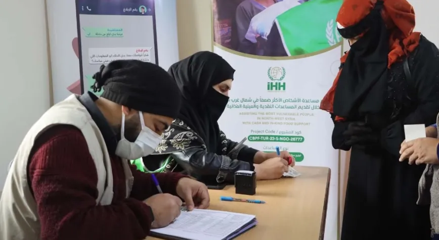 İHH ve BM’den Suriye’deki ailelere kapsamlı nakdi ve ayni destek projesi