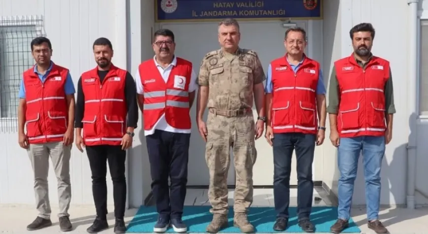 İl Jandarma komutanı Şimşek konuklarını ağırladı