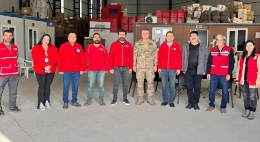 İl Jandarma Komutanından  Kızılay’a Anlamlı Ziyaret