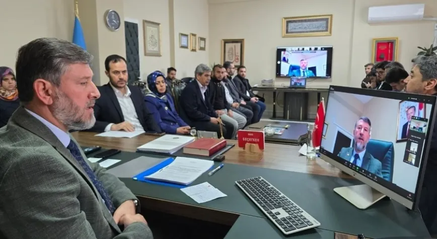 İl Müftülüğü Çevrimiçi İstişare Toplantısı Gerçekleştirdi