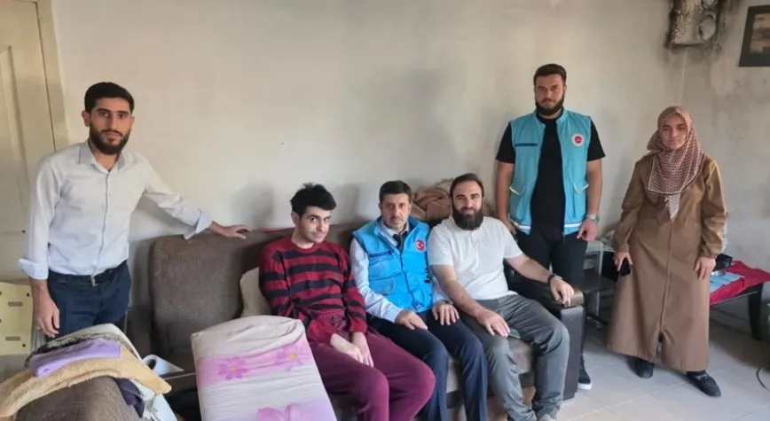 İl Müftülüğü ve TDV’den Evinden Çıkamayan Gence Umut Eli