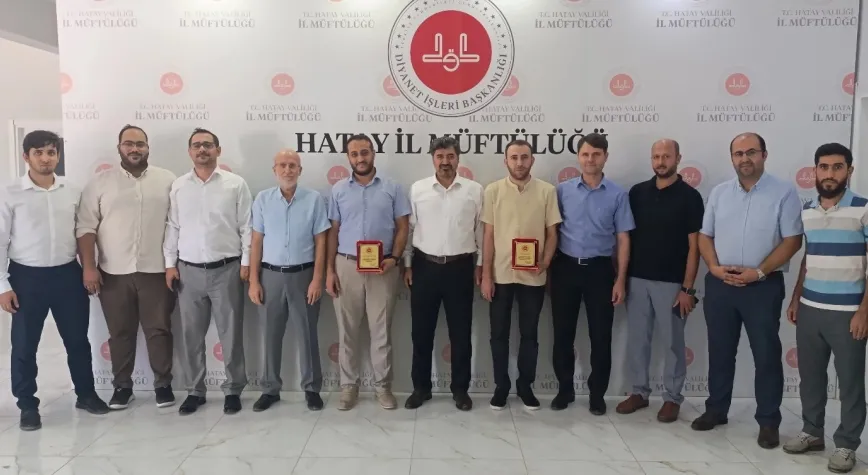 İl Müftülüğünde  Okşar ve Evgi’ye Veda Programı