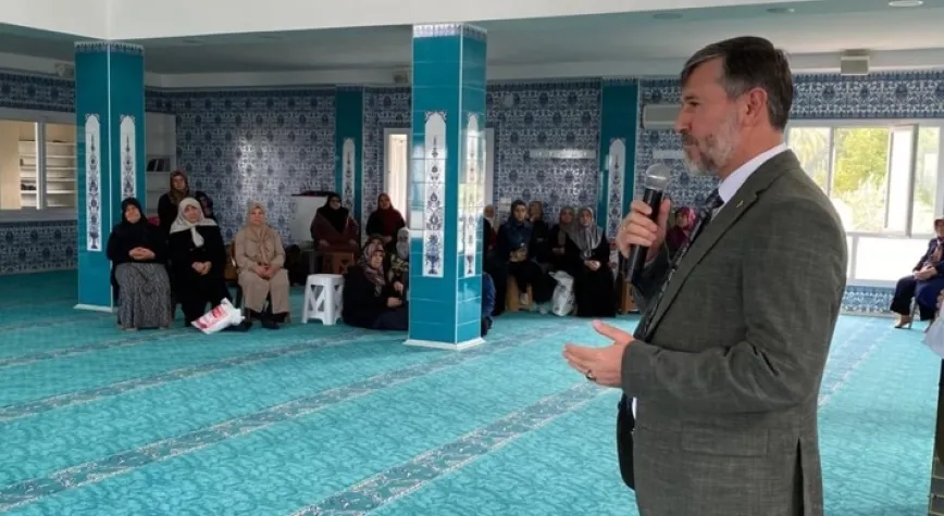 İl Müftüsü Mevlüt Topçu Erzin’de Umre Seminerine Katıldı
