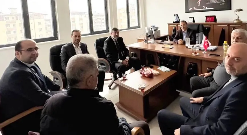 İl Müftüsü Mevlüt Topçu'dan Mustafa Öztürk'e Taziye Ziyareti