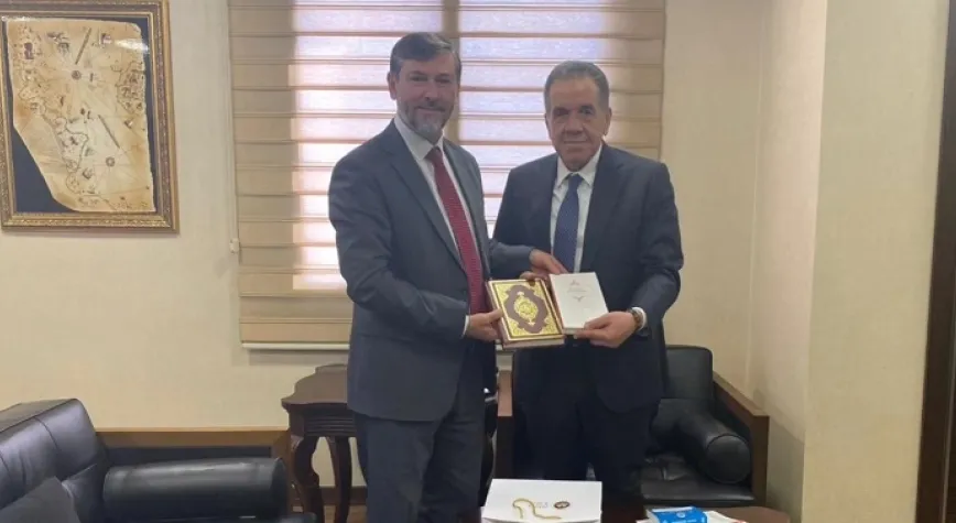 İl Müftüsü Mevlüt Topçu'dan Recep Atakaş'a Ziyaret