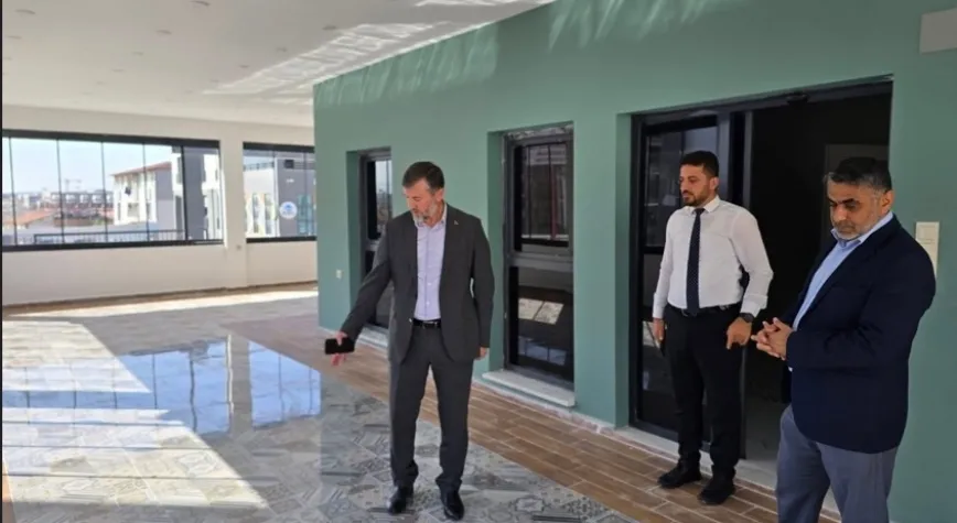 İl Müftüsü Topçu, Diyanet Gençlik Merkezi ve Otogar Camii İnşaatını İnceledi