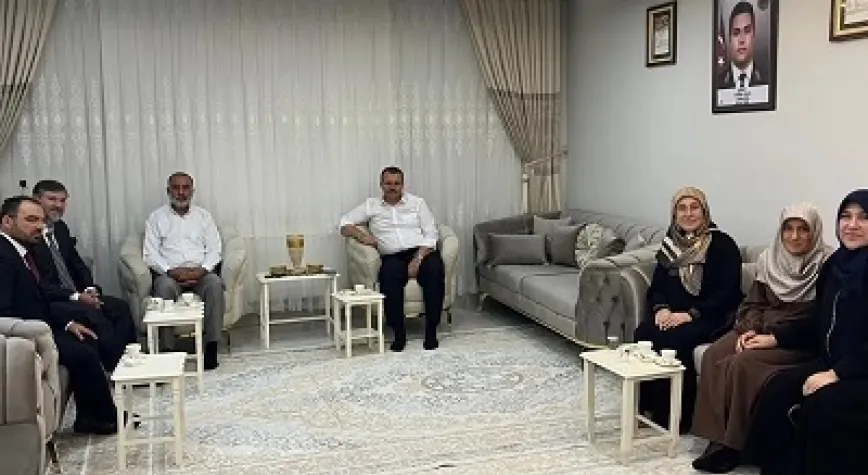 İL MÜFTÜSÜ TOPÇU'DAN ŞEHİT AİLESİNE ZİYARET