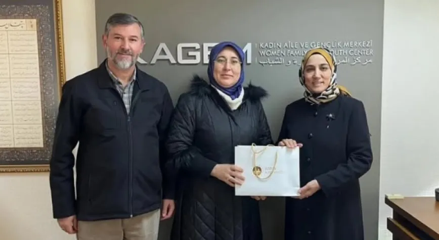 İl Müftüsü Topçu'dan TDV KAGEM Müdürü Hatice Kahyaoğlu’na Ziyaret