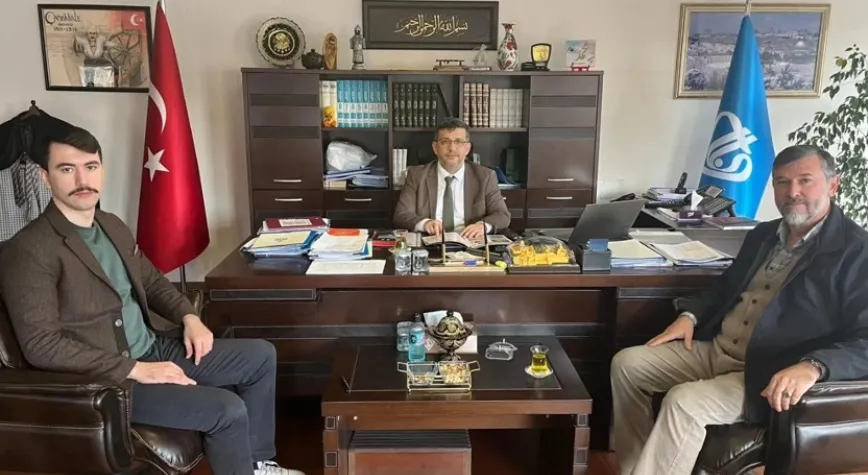 İl Müftüsü Topçu'dan Türkiye Diyanet Vakfı’na Ziyaret