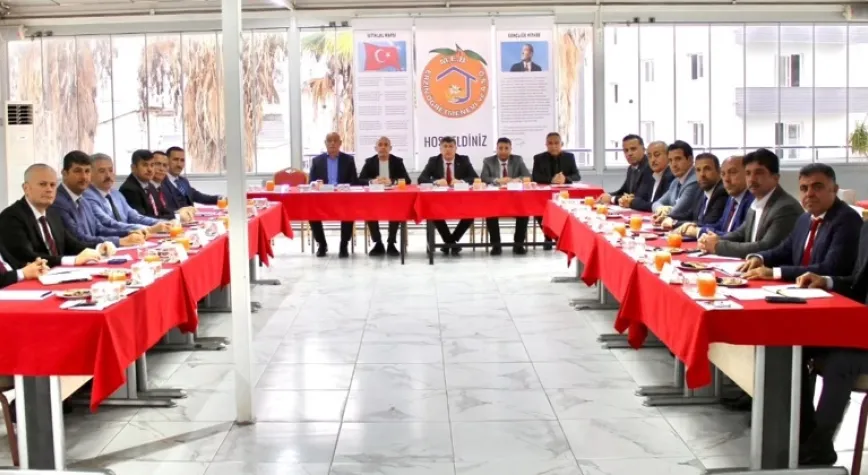 İlçe Müdürleri Toplantısı Erzin’de Yapıldı