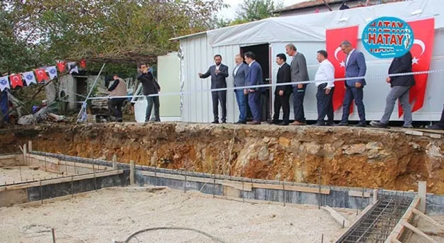İLK YERİNDE DÖNÜŞÜM TEMELİ DUALARLA ATILDI