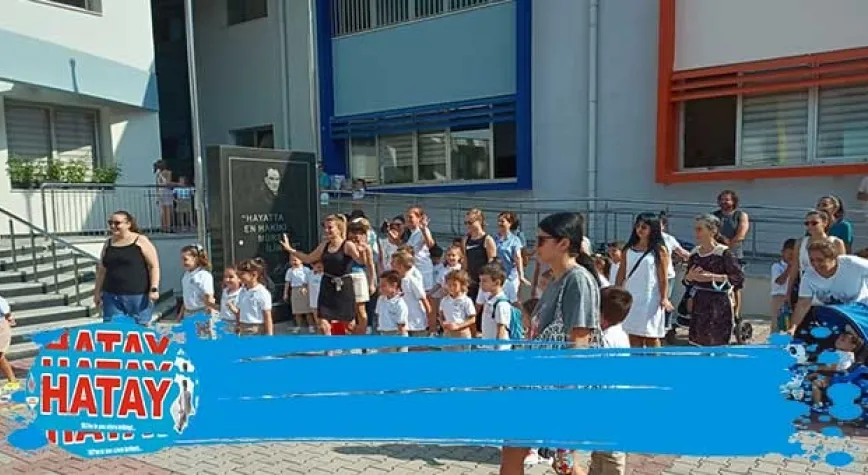 İlkokul birler heyecanla eğitime başladı...
