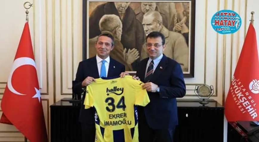 İMAMOĞLU, FENERBAHÇE YÖNETİM KURULUNU AĞIRLADI