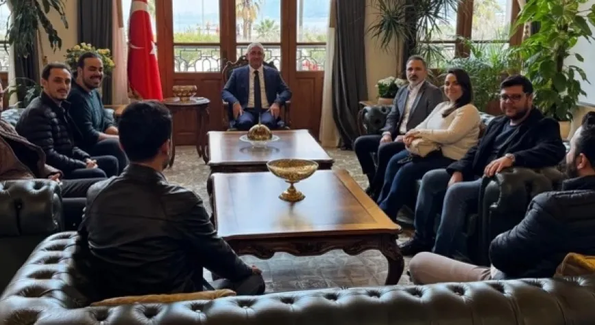 İMO YÖNETİMİNDEN KAYMAKAM ÖNDER’E ZİYARET