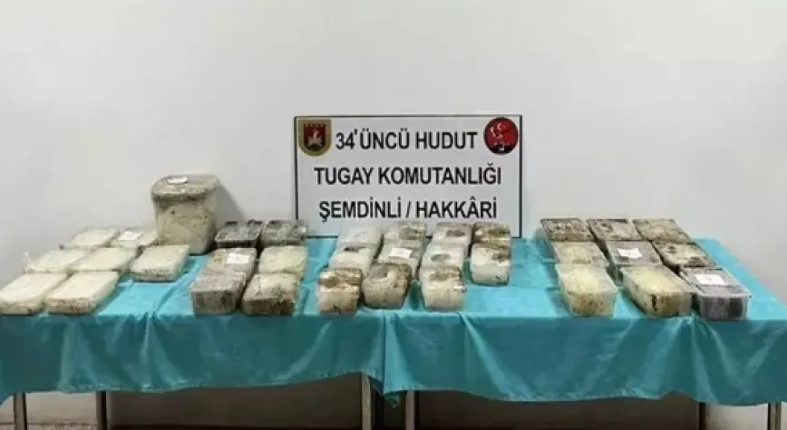 İran hududunda 81 kilo 133 gram uyuşturucu ele geçirildi