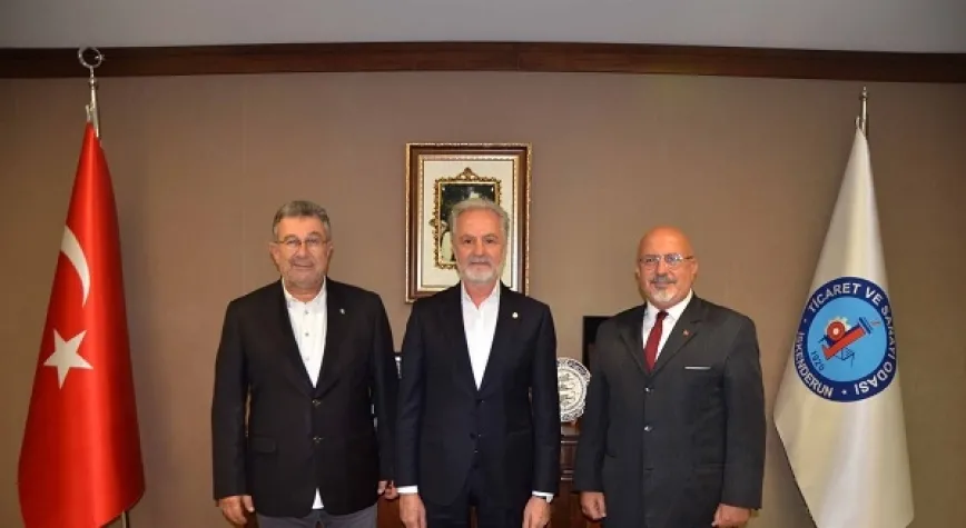 İş İnsanı Sedat Uysal ve Dr.Necmi Özdemir İTSO’yu Ziyaret Etti