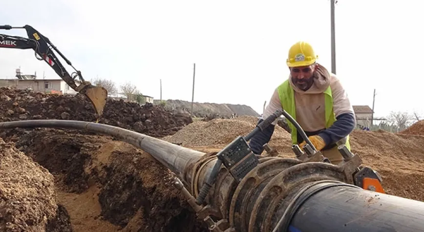 İSALE HATTI İNŞAATI'NIN 25 KMSİ TAMAMLANDI