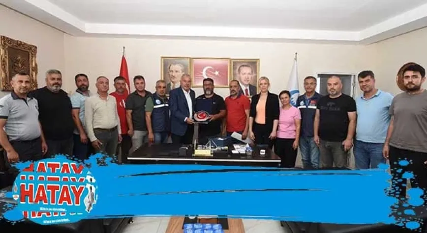 İŞÇİ PERSONELERDEN YILMAZ’A TEŞEKKÜR